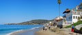 Brooks Street and Oak Street Beach in Laguna Beach, California. Royalty Free Stock Photo