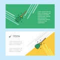 Broom abstract corporate business banner template, horizontal advertising business banner