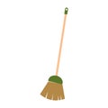 broom cleaning tool icon image vector illustration design flat style shadow. Cleaning stuff element