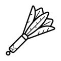 Broom for dust icon