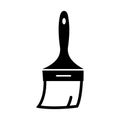 Broom glyph vector icon which can easily modify or edit Royalty Free Stock Photo