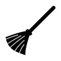 Broom glyph vector icon which can easily modify or edit Royalty Free Stock Photo
