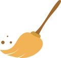Broom icon vector, illustration logo template in trendy style. Broom cleaning Simple vector modern icon