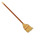 Broom isolated illustration