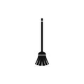 broom logo vector icon template