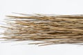 Broom sticks on a white background Royalty Free Stock Photo
