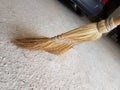 Broom sweep straw retro outdoor cleaning