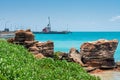 The Port of Broome with the majestic turquiose coloured water