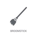Broomstick icon. Trendy Broomstick logo concept on white background from Fairy Tale collection