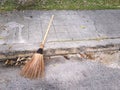 Broomstick made of Coconut Leaves for Sweeping Dirt