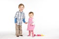 Brother and sister Royalty Free Stock Photo