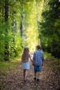 Brother and sister play, laugh, fool around and make grimaces and funny faces together. Little boy and girl, friends Royalty Free Stock Photo