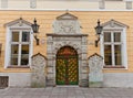 Brotherhood of the Blackheads house in Tallinn, Es Royalty Free Stock Photo