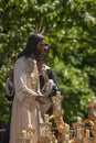 Brotherhood of the kiss of Judas, Holy Week in Seville, Spain Royalty Free Stock Photo