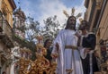 Brotherhood of the kiss of Judas, Holy Week in Seville, Spain Royalty Free Stock Photo