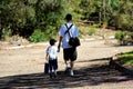 Brothers heading home Royalty Free Stock Photo