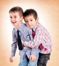 Brothers love Royalty Free Stock Photo