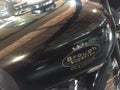 Brough Superior SS80 motorcycle, detail