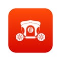 Brougham icon digital red