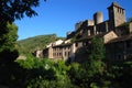 little village of Brousse-le-Chateau at the Tarn River Royalty Free Stock Photo