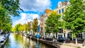 The Brouwersgracht canal in Amsterdam in the Netherlands. Royalty Free Stock Photo