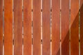 Brouwn natural wood fence