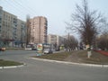 BROVARY, UKRAINE - APRIL 2, 2011. People on the streets in city