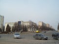 BROVARY, UKRAINE - APRIL 2, 2011. People on the streets in city