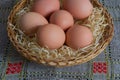 Brovn eggs Royalty Free Stock Photo