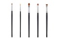 Brow makeup brush set. Isolated. White background Royalty Free Stock Photo