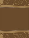 Brown abstract earthy design 4