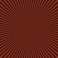 Brown abstract sun ray background - vector graphic design with radial rays Royalty Free Stock Photo