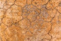 Brown adobe clay wall texture background. Material construction. Royalty Free Stock Photo