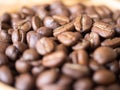 brown arabica coffee bean roast level medium taste delicate lively bright seed caffeine espresso drink food cafe beverage Chiang Royalty Free Stock Photo