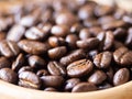 brown arabica coffee bean roast level medium to dark taste seed single origin caffeine espresso drink food cafe beverage Chiang Royalty Free Stock Photo