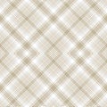 Brown Argyle Plaid Tartan textured Seamless Pattern Design Royalty Free Stock Photo