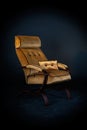 Brown armchair