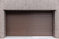 Brown automatic roller shutter doors