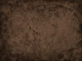 Brown background with old vintage texture. Elegant antique black grunge on dark brown background in vintage metal design Royalty Free Stock Photo