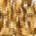 brown background of triangles. mosaic background. polygonal style. modern design. eps 10 Royalty Free Stock Photo