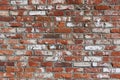 Brown background of unusual building brick Royalty Free Stock Photo