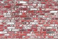 Brown background of unusual building brick Royalty Free Stock Photo