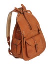 brown backpack