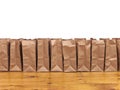 Brown Bags in a Row