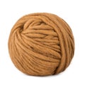 Brown yarn ball