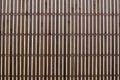 Brown bamboo mat Royalty Free Stock Photo