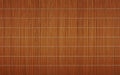 Brown bamboo wood mat background texture Royalty Free Stock Photo