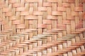 Brown bamboo wood wall old texture for background in seamless patterns Royalty Free Stock Photo