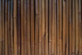 Brown bamboo wood wall pattern from nature, grunge tropical stick old decor texture asia japanese traditional, bunch bundle