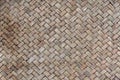 Brown bamboo woven texture background Royalty Free Stock Photo